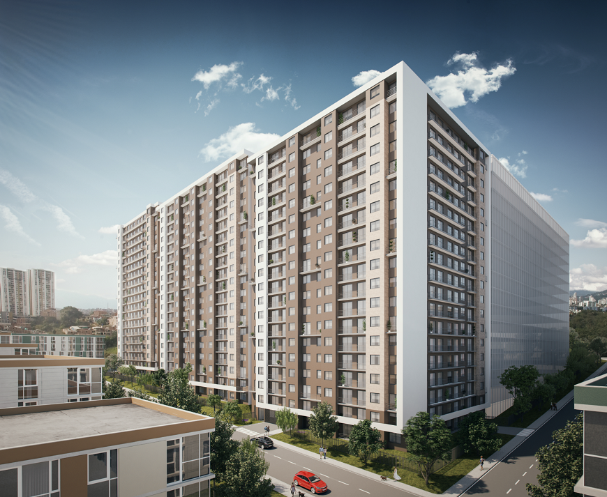 Proyecto Bosque Central, 547 viviendas en Bucaramanga Hoy Construcción